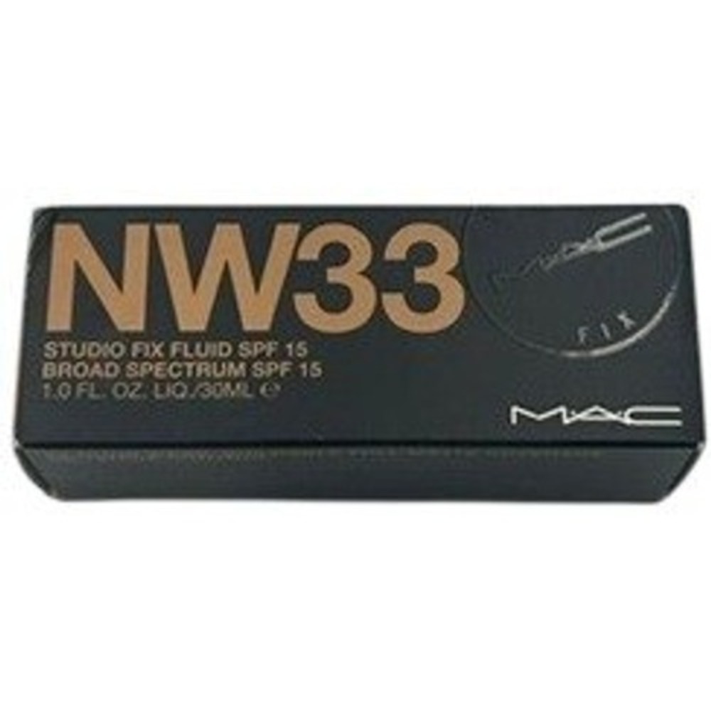 MAC Studio Fix Fluid Foundation NW33 1oz New Matte‎ SPF 15 Full Coverage